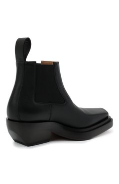 Женские кожаные казаки bv lean BOTTEGA VENETA черного цвета, арт. 639830/V00M0 | Фото 4 (Женское Кросс-КТ: Казаки-ботинки; Подошва: Платформа; Каблук высота: Низкий; Материал внутренний: Натуральная кожа; Региональные ограничения белый список (Axapta Mercury): RU; Каблук тип: Устойчивый; Материал утеплителя: Без утеплителя; толщина подошвы: 2,5; ширина носка стельки: 8,5, 8,6; высота каблука: 5,3)
