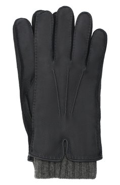 Мужские кожаные перчатки LORO PIANA темно-серого цвета, арт. FAG4758 | Фото 1 (Материал: Натуральная кожа; Региональные ограничения белый список (Axapta Mercury): RU; Мужское Кросс-КТ: Кожа и замша)