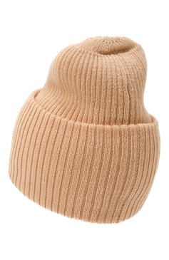 Женская шапка A.T.T. бежевого цвета, арт. Т1714 | Фото 3 (Материал сплава: Проставлено; Нос: Не проставлено)