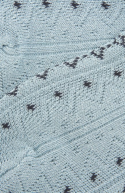 Женские носки ANTIPAST голубого цвета, арт. AS-192S | Фото 2 (Материал внешний: Растительное волокно, Синтетический материал)