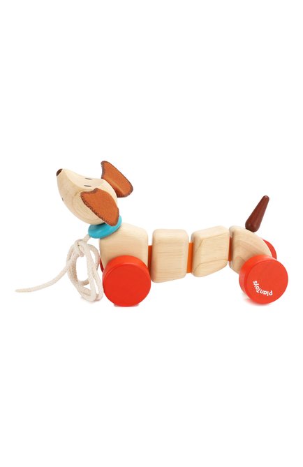 Детского игра каталка счастливый пес PLAN TOYS разноцветного цвета, арт. 5101 | Фото 2
