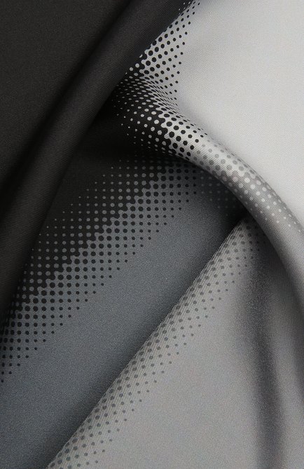 Мужской шелковый платок LANVIN серого цвета, арт. 3800/HANDKERCHIEF | Фото 2 (Материал: Текстиль, Шелк)