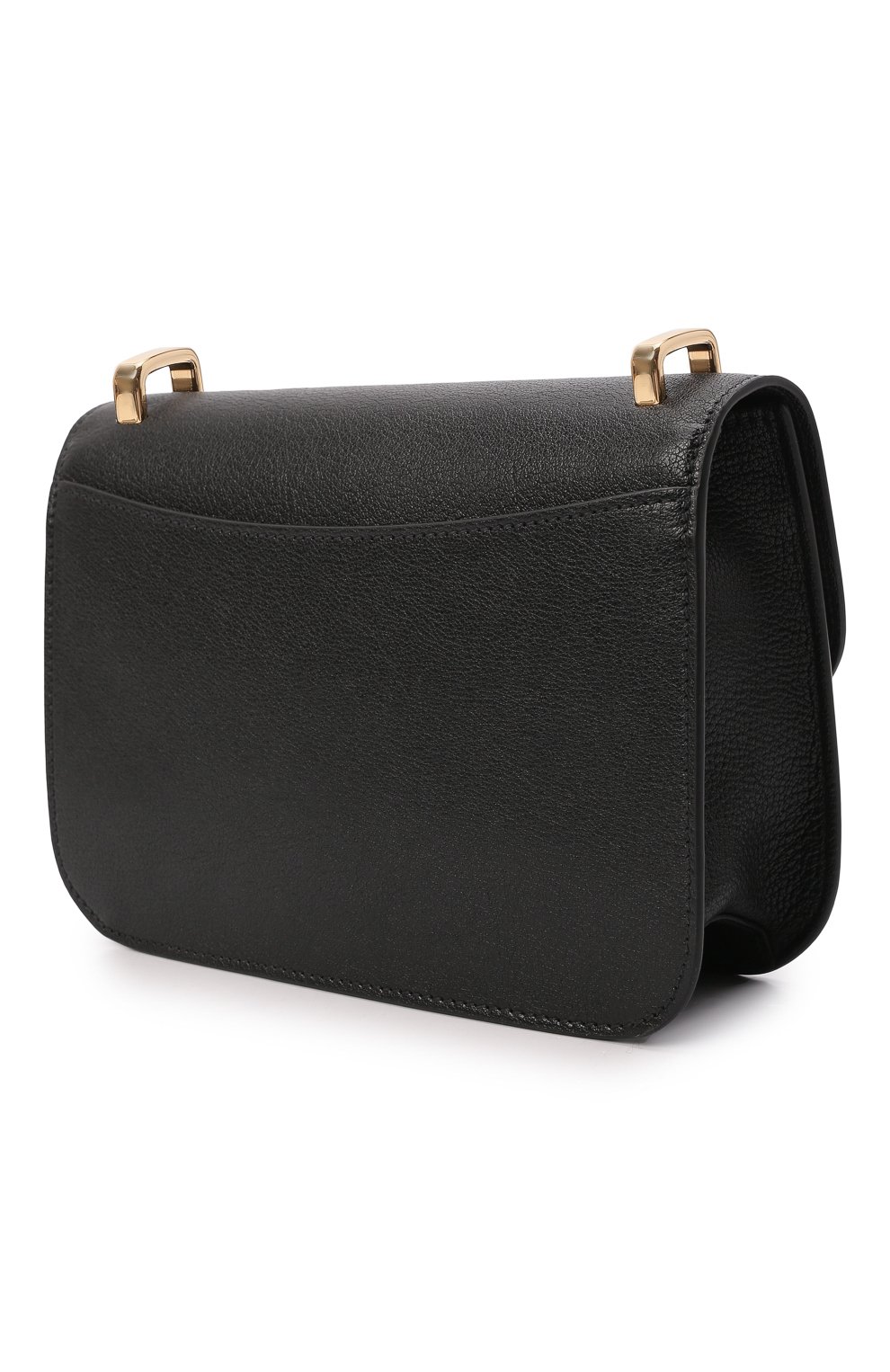 Женская сумка MIU MIU черного цвета, арт. 5BD230-2AJB-F0002-OOO | Фото 4 (Сумки-технические: Сумки через плечо; Материал: Натуральная кожа; Ремень/цепочка: На ремешке; Размер: small)