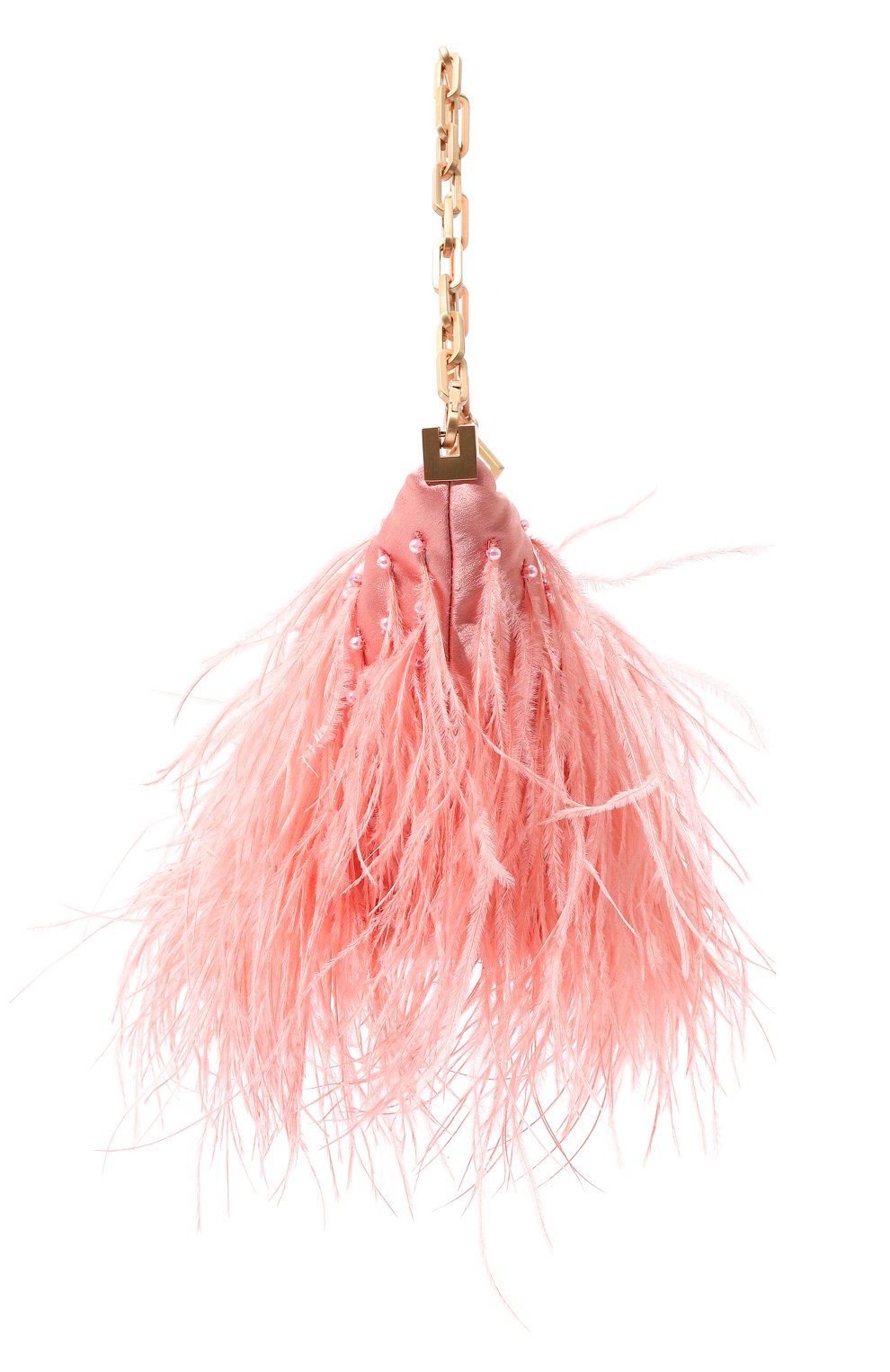 Женская сумка gia CULT GAIA розового цвета, арт. SH1172FE | Фото 4 (Сумки-технические: Сумки top-handle; Материал сплава: Проставлено; Размер: mini; Материал: Текстиль; Драгоценные камни: Проставлено)