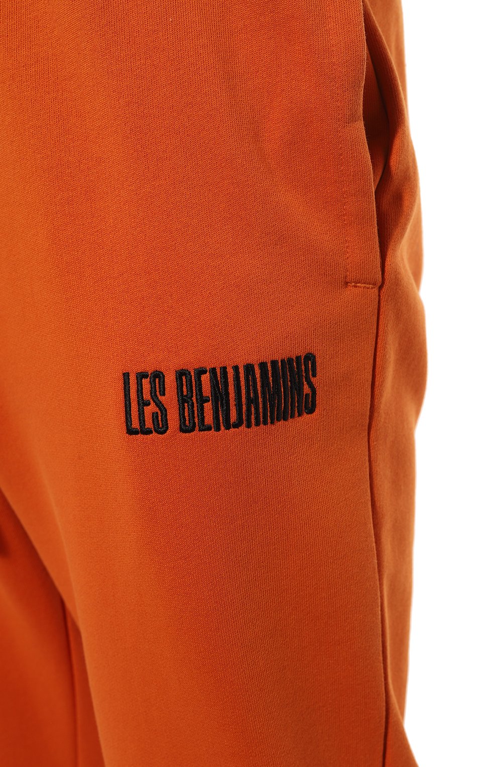 Хлопковые джоггеры Les Benjamins LB22FWGASMUSP-006 Фото 5
