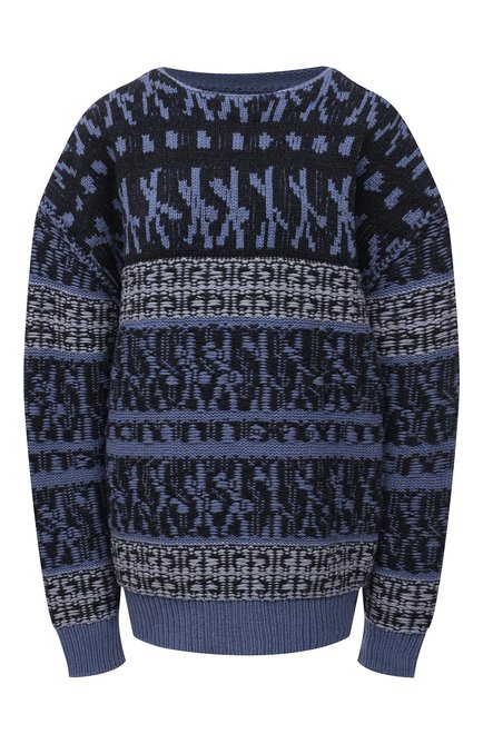 Женский шерстяной свитер GIVENCHY тёмно-голубого цвета по цене 157000 руб., арт. BW90EU4ZC1 | Фото 1