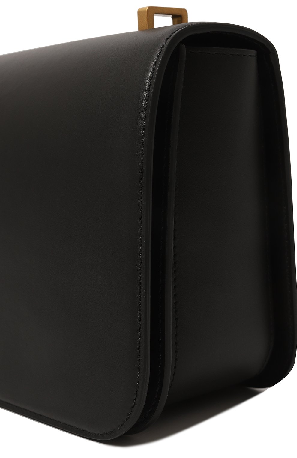 Женская сумка heritage FRENZLAUER черного цвета, арт. HERITAGE BAG/W1 | Фото 3 (Сумки-технические: Сумки через плечо; Материал: Н атуральная кожа; Ремень/цепочка: На ремешке; Размер: small)