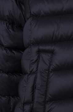 Детского пуховое пальто MONCLER темно-синего цвета, арт. G2-951-1C505-10-53048 | Фото 3 (Кросс-КТ НВ: Пальто; Ростовка одежда: 12 мес | 80 см, 18 мес | 86 см, 24 мес | 92 см, 36 мес | 98 см)