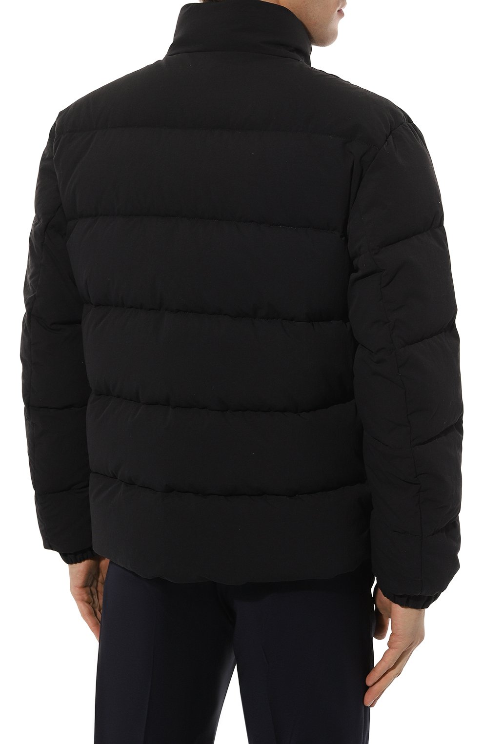 Мужская утепленная куртка boss x porsche BOSS черного цвета, арт. 50493657 | Фото 4 (Кросс-КТ: Куртка; Рукава: Длинные; Материал внешний: Синтетический материал; Мужское Кросс-КТ: утепленные куртки; Материал сплава: Проставлено; Драгоценные камни: Проставлено; Длина (верхняя одежда): Короткие; Стили: Кэжуэл)