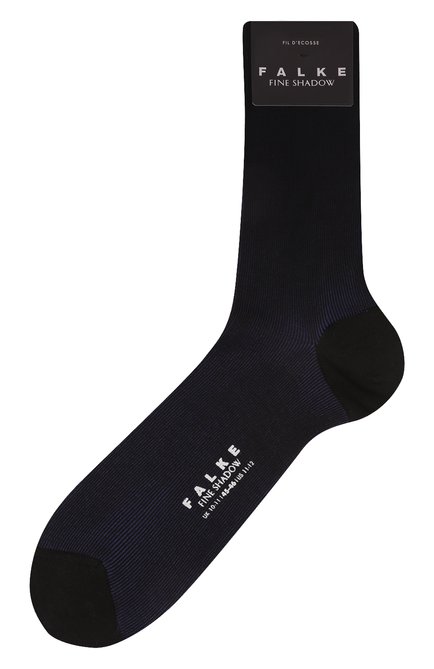 Мужские хлопковые носки FALKE фиолетового цвета, арт. 13141. | Фото 1 (Материал внешний: Хлопок; Кросс-КТ: бельё)
