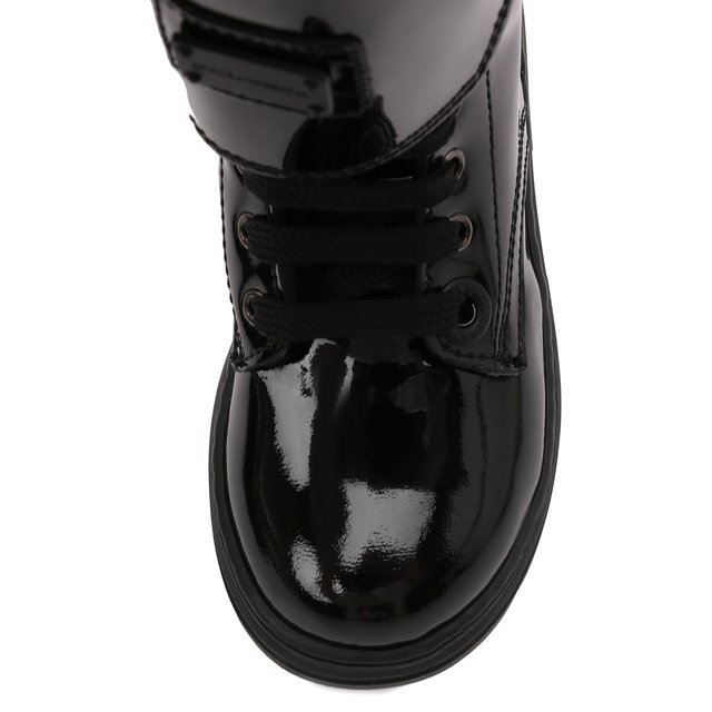 Кожаные ботинки Dolce & Gabbana D11014/A0554/24-28 Фото 4