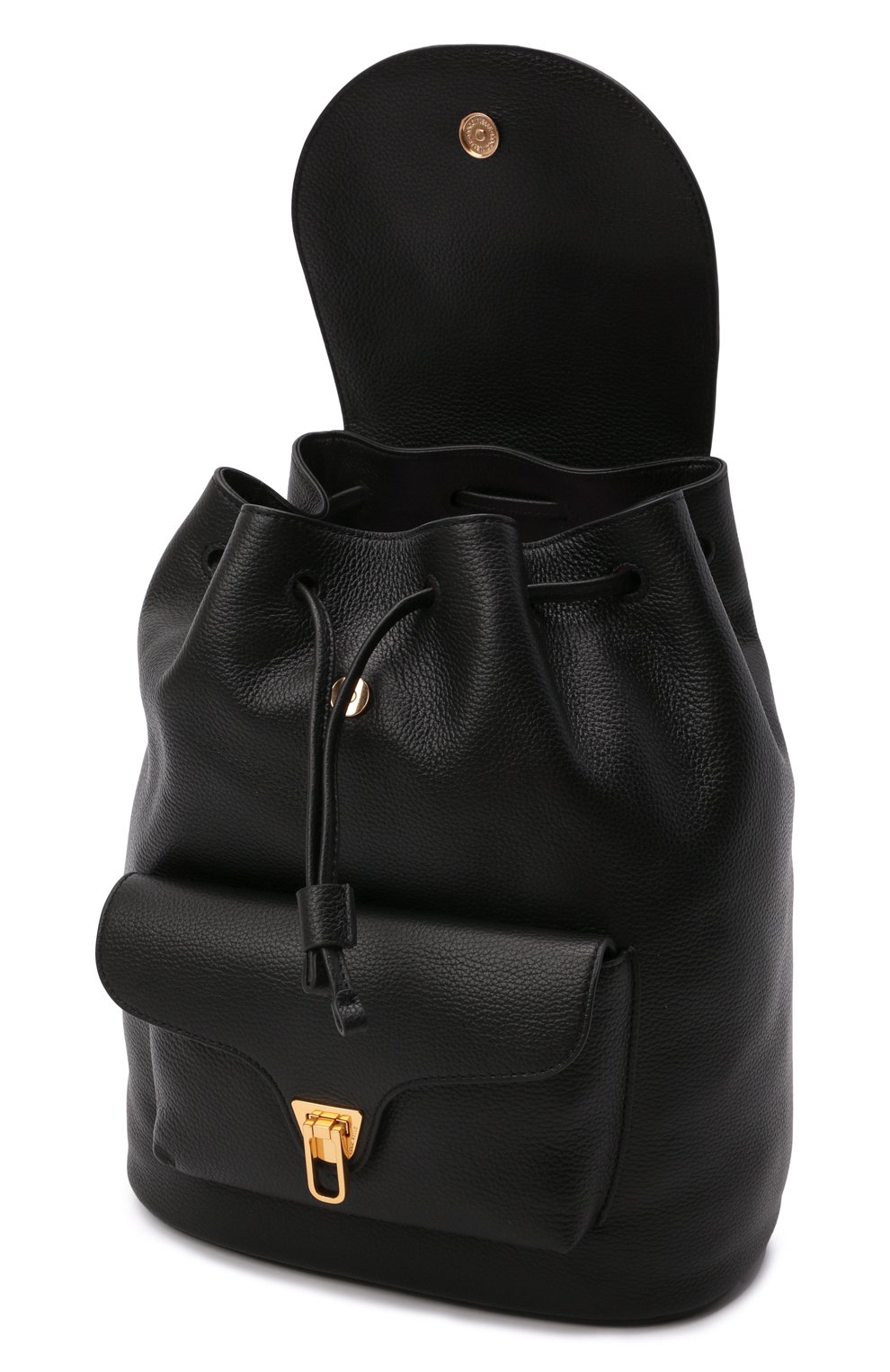 Женский рюкзак beat soft COCCINELLE черного цвета, арт. E1 IF6 14 01 01 | Фото 4 (Размер: medium; Материал: Натуральная кожа; Стили: Кэжуэл)