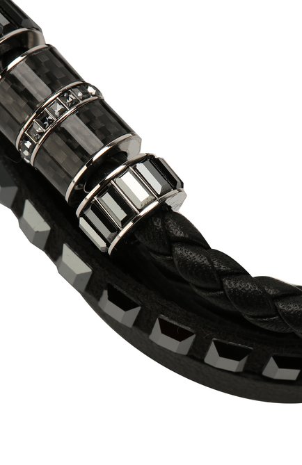 Мужской черный кожаный браслет alto SWAROVSKI купить в интернет-магазинеЦУМ, арт. 5159629