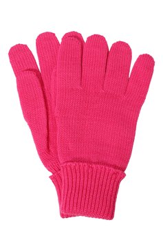 Детские шерстяные перчатки IL TRENINO фуксия цвета, арт. CL-4055/J | Фото 1 (Материал: Текстиль, Шерсть; Материал сплава: Проставлено; Нос: Не проставлено)