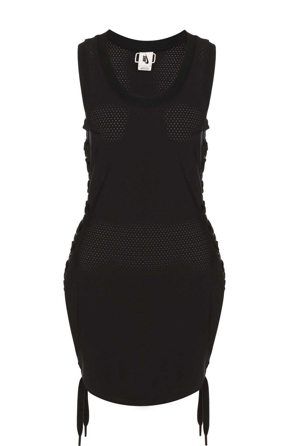 Перфорированное мини-платье с круглым вырезом NikeLab x Riccardo Tisci NikeLab