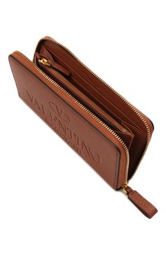 Мужской кожаное портмоне VALENTINO светло-коричневого цвета, арт. XY2P0570/VXY | Фото 3 (Материал: Натуральная кожа)