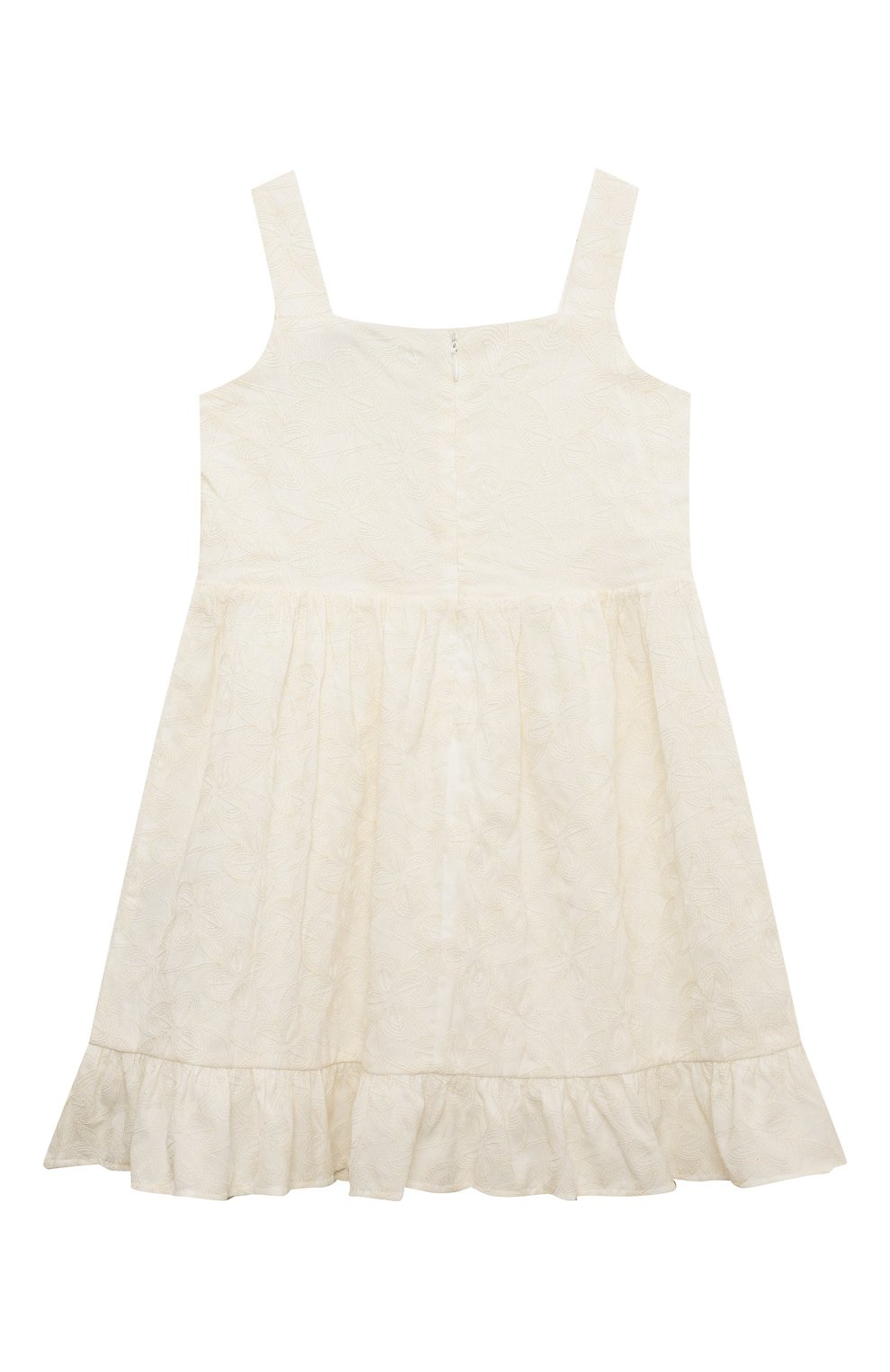 Хлопковое платье Trussardi junior  TGP23005VE Фото 2