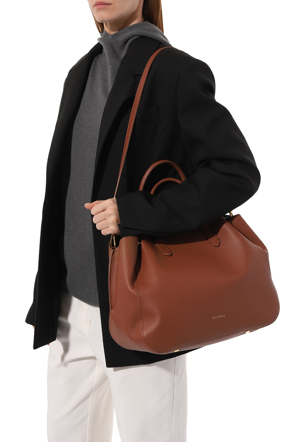 Женский коричневый сумка soft-wear medium COCCINELLE купить в  интернет-магазине ЦУМ, арт. E1 P5A 18 01 01