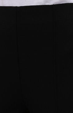 Женские леггинсы из вискозы BOSS черного цвета, арт. 50456312 | Фото 5 (Женское Кросс-КТ: Леггинсы-одежда; Длина (брюки, джинсы): Стандартные; Материал сплава: Проставлено; Материал внешний: Вискоза; Драгоценные камни: Проставлено; Стили: Кэжуэл)