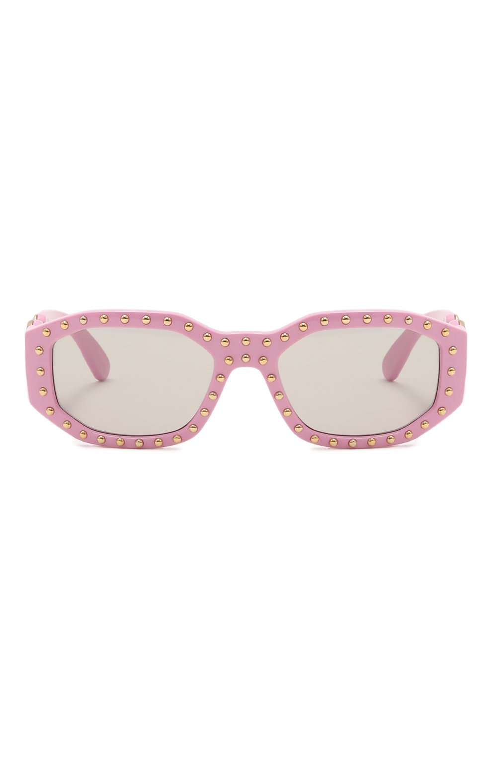 Женские солнцезащитные очки VERSACE розового цвета, арт. 4361-539687 | Фото 3 (Материал: Пластик; Тип очков: С/з; Оптика Гендер: оптика-женское; Очки форма: Овальные, Прямоугольные)