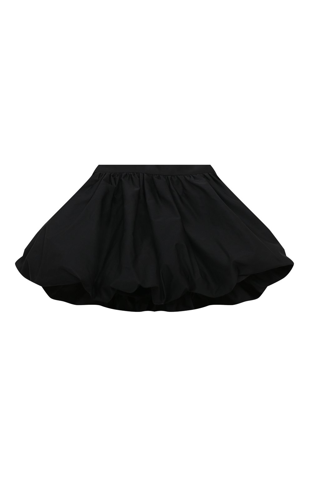 Детская юбка MONNALISA черного цвета, арт. 11B704 | Фото 2 (Случай: Повседневный; Материал внешний: Синтетический материал; Материал сплава: Проставлено; Нос: Не проставлено; Материал подклада: Хлопок)