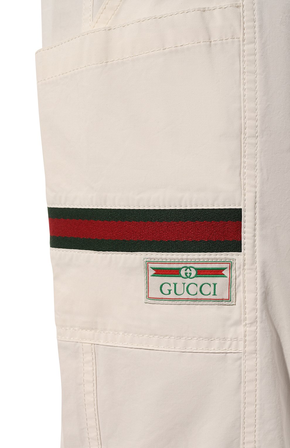 Хлопковые брюки-карго Gucci  604171 XDAX3 Фото 5