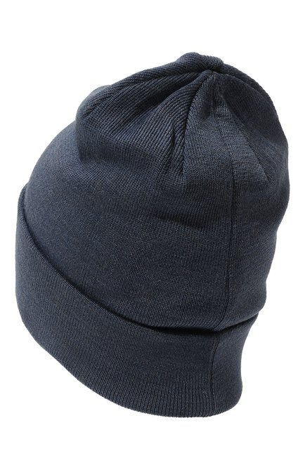 Детского шерстяная шапка IL TRENINO синего цвета, арт. CL-4059/J | Фото 2 (Нос: Не проставлено; Материал: Шерсть, Текстиль; Материал сплава: Проставлено)