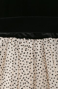 Детское платье DESIGNERS CAT черного цвета, арт. 100000K01000663/4A-8A | Фото 3 (Случай: Вечерний; Рукава: Короткие; Материал внешний: Вискоза; Девочки Кросс-КТ: Платье-одежда; Материал подклада: Хлопок)