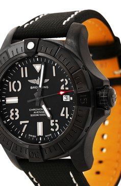 Мужские часы avenger automatic 45 seawolf night mission BREITLING бесцветного цвета, арт. V17319101B1X1 | Фото 5 (Механизм: Автомат; Материал корпуса: Титан; Цвет циферблата: Чёрный)