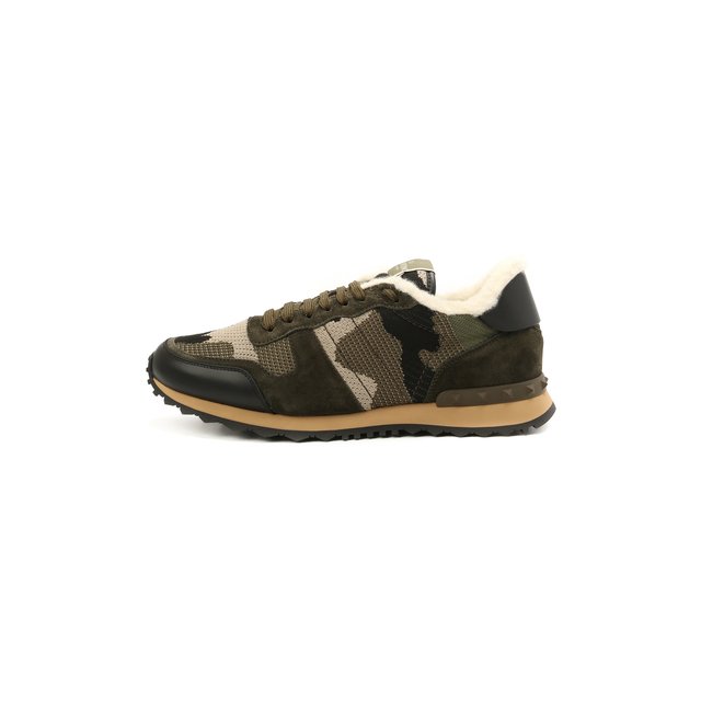 Комбинированные кроссовки Rockrunner Valentino  WY2S0723/LBY Фото 3