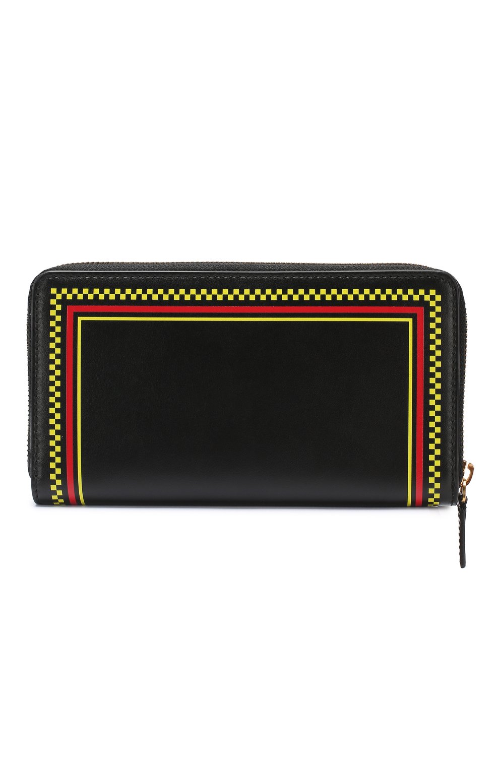 Женские кожаный кошелек VERSACE черного цвета, арт. DPDG326L/D3VLV | Фото 2 (Материал: Натуральная кожа; Статус проверки: Проверено, Проверена категория; Застежка: Молния)