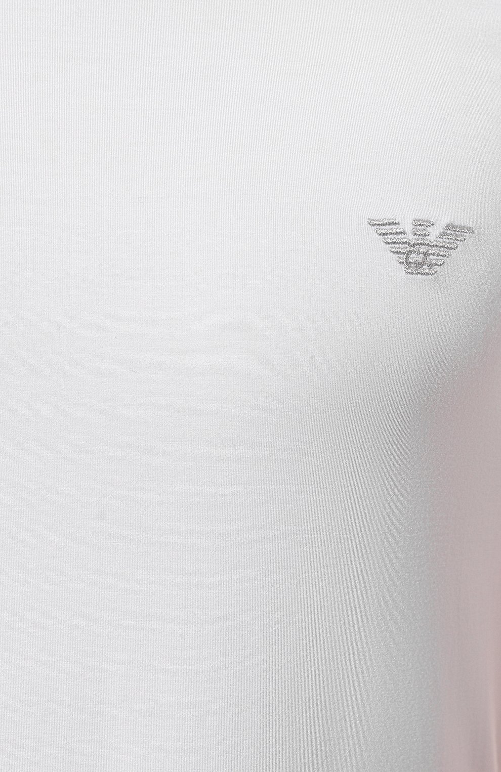 Мужская футболка EMPORIO ARMANI белого цвета, арт. 111971/3F511 | Фото 5 (Кросс-КТ: домашняя одежда; Рукава: Короткие; Материал внешний: Синтетический материал; Длина (для топов): Стандартные; Материал сплава: Проставлено; Драгоценные камни: Проставлено)