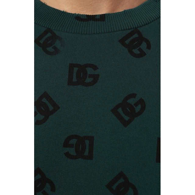 Хлопковый свитшот Dolce & Gabbana G9ZI6T/G7HPH Фото 5