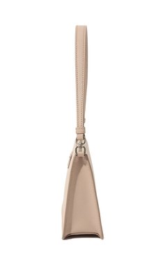 Женская сумка PRADA бежевого цвета, арт. 1BC155-NZV-F0NZ2-OOM | Фото 4 (Сумки-технические: Сумки top-handle; Материал: Натуральная кожа; Размер: mini)