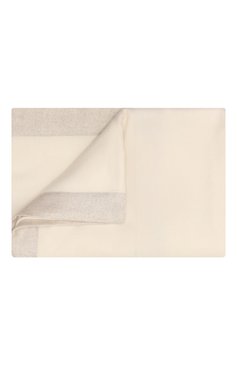 Кашемировый плед cashmere&linen crepe FRETTE белого цвета, арт. FR6731 F0400 130E | Фото 1 (Re-sync: On; Региональные ограничения белый список (Axapta Mercury): Не проставлено; Нос: Не проставлено)