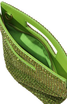 Женская сумка lucinda nano CULT GAIA зеленого цвета, арт. SH2544PS | Фото 5 (Сумки-технические: Сумки top-handle; Материал сплава: Проставлено; Материал: Текстиль; Драгоценные камни: Проставлено; Размер: small)