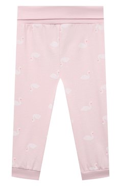 Детский хлопковая пижама SANETTA розового цвета, арт. 221891 | Фото 4 (Материал сплава: Проставлено; Нос: Не проставлено; Материал внешний: Хлопок)