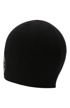 Мужская кашемировая шапка BURBERRY черного цвета, арт. 8045083 | Фото 3 (Материал: Текстиль, Кашемир, Шерсть; Кросс-КТ: Трикотаж)