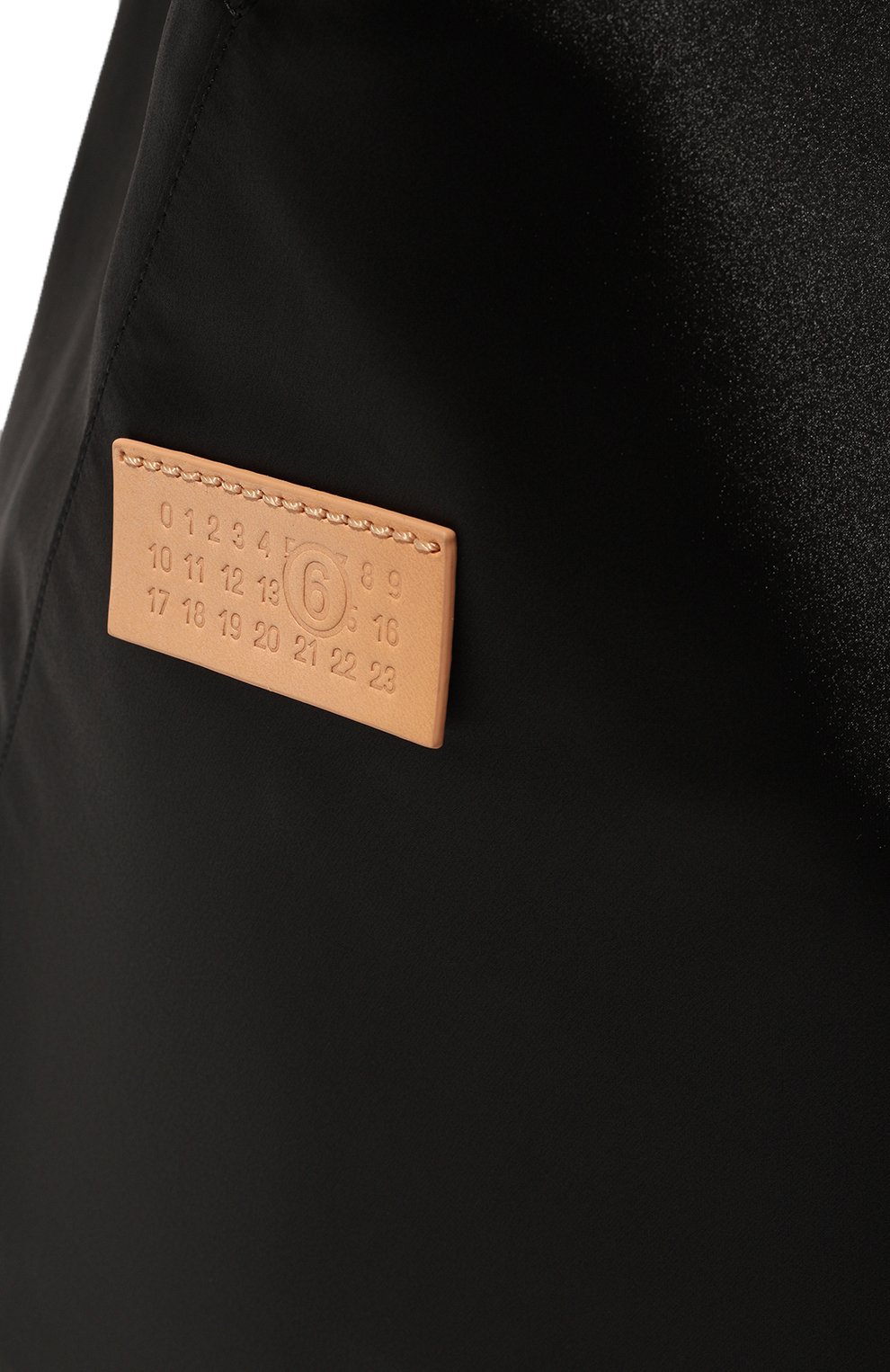 Женский сумка japanese large MM6 черного цвета, арт. S54WD0039/P5543 | Фото 3 (Сумки-технические: Сумки-шопперы; Материал сплава: Проставлено; Материал: Текстиль; Драгоценные камни: Проставлено; Размер: large)