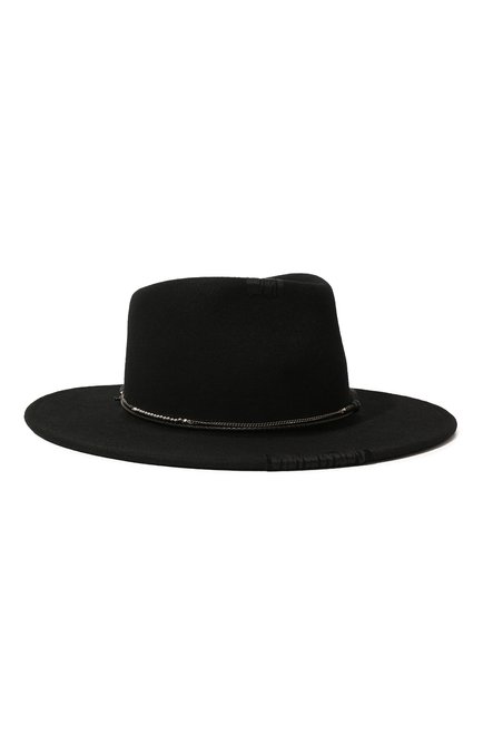 Женская фетровая шляпа jack licorice COCOSHNICK HEADDRESS черного цвета, арт. jacklicorice | Фото 1 (Материал: Шерсть, Текстиль)