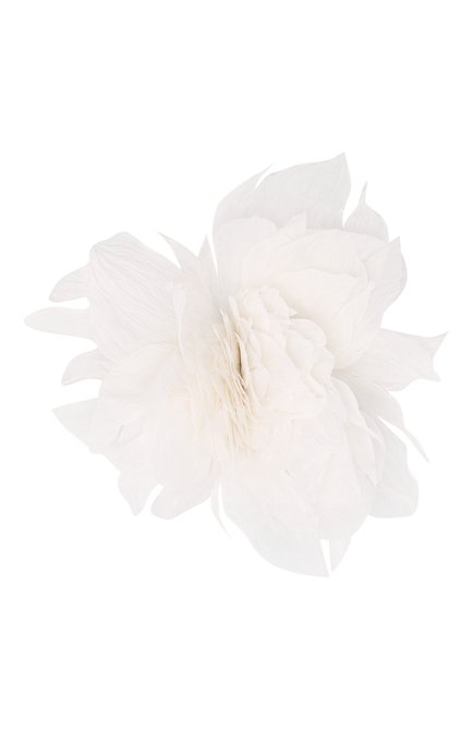 Женская брошь pion FLOWER ME белого цвета, арт. PION-NS004010L | Фото 1 (Материал: Текстиль)
