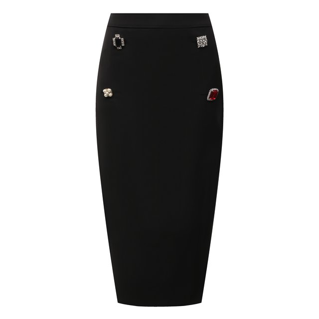 Шерстяная юбка VETEMENTS WE52SK500B 1200/BLACK