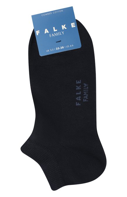 Детские носки FALKE темно-синего цвета, арт. 10631. | Фото 1 (Материал: Текстиль, Хлопок; Региональные ограничения белый список (Axapta Mercury): RU; Кросс-КТ: Носки)