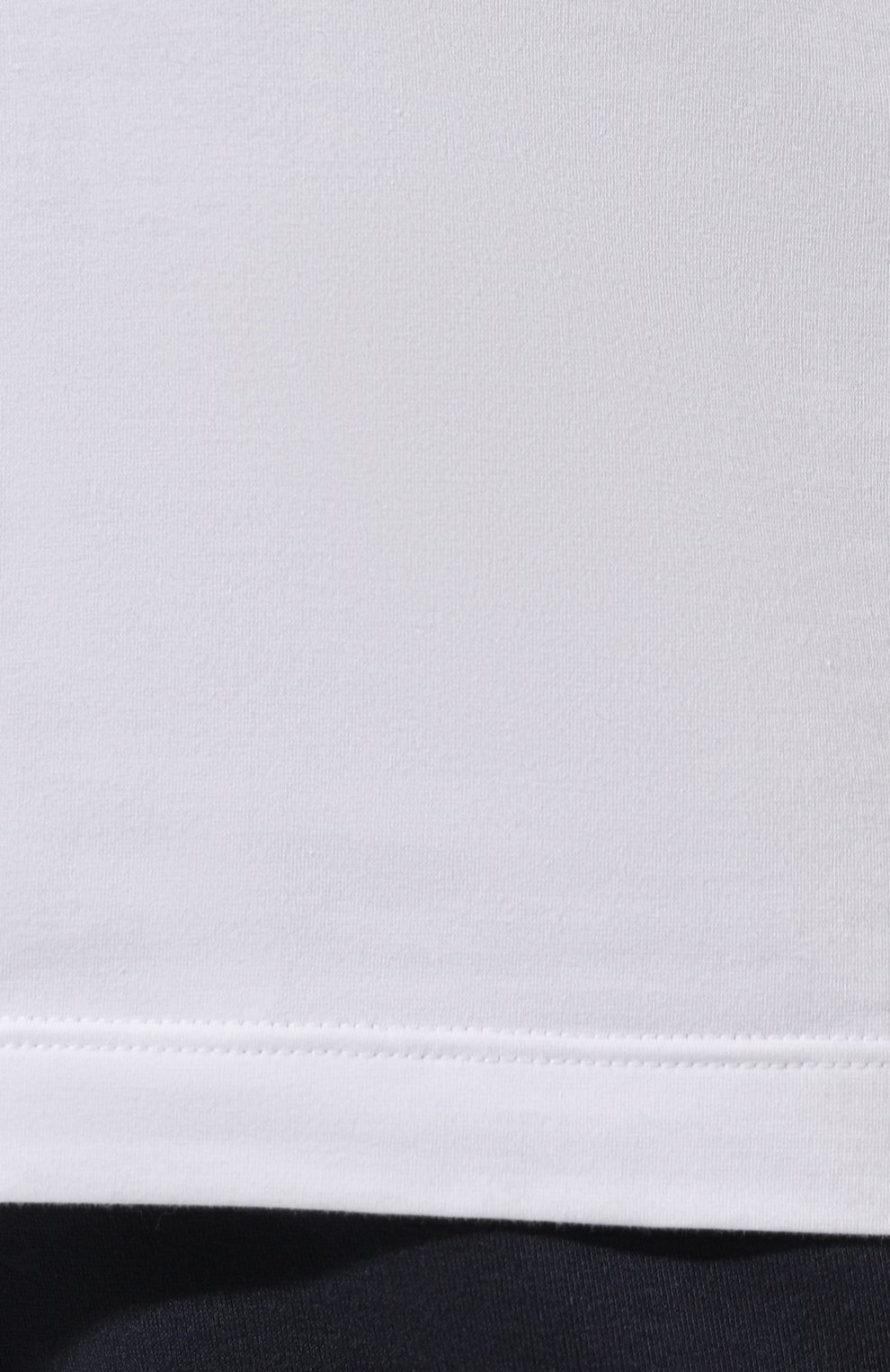 Мужская хлопковая футболка HANRO белого цвета, арт. 073088. | Фото 5 (Кросс-КТ: домашняя одежда; Рукава: Короткие; Длина (для топов): Стандартные; Материал сплава: Проставлено; Материал внеш ний: Хлопок; Драгоценные камни: Проставлено)
