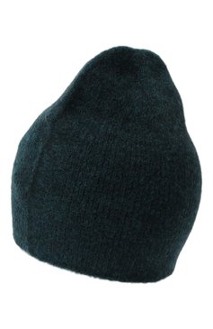 Женская шерстяная шапка ISABEL BENENATO темно-синего цвета, арт. GK02F23 | Фото 3 (Материал: Текстиль, Шерсть; Материал сплава: Проставлено; Нос: Не проставлено)