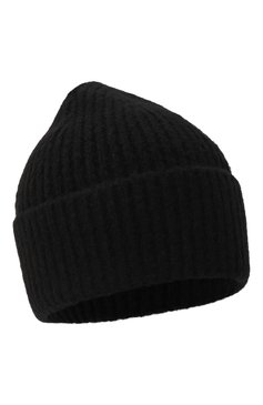 Женская хлопковая шапка ACNE STUDIOS черного цвета, арт. FN UX HATS000143900 | Фото 1 (Материал: Текстиль, Хлопок)