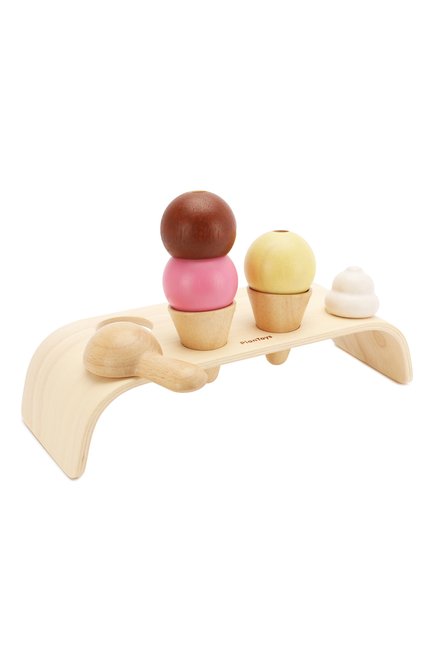 Детского игровой набор мороженое PLAN TOYS разноцветного цвета, арт. 3486 | Фото 1 (Региональные ограничения белый список (Axapta Mercury): RU; Игрушки: Фигурки - дом)