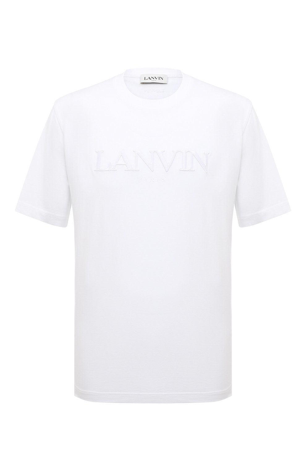 Футболки Lanvin, Хлопковая футболка Lanvin, Португалия, Белый, Хлопок: 100%;, 13377066  - купить