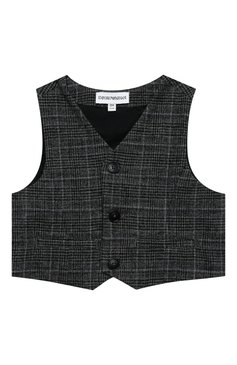 Детский комплект из трех предметов EMPORIO ARMANI темно-серого цвета, арт. 6HH801/4N4PZ | Фото 2 (Рукава: Длинные; Материал внешний: Синтетический материал, Хлопок, Вискоза; Материал подклада: Вискоза; Ростовка одежда: 9 мес | 74 см, 12 мес | 80 см, 24 мес | 92 см, 36 мес | 98 см, 3 мес | 62 см, 6 мес | 68 см)