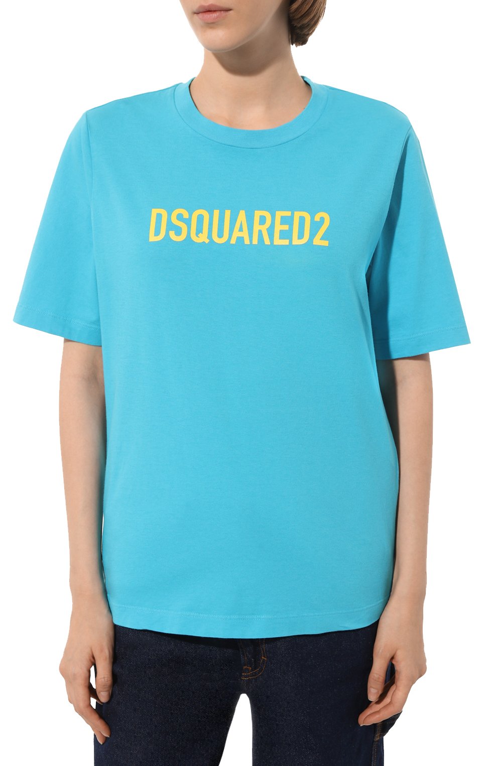 Хлопковая футболка Dsquared2  S75GD0283/S24321 Фото 3